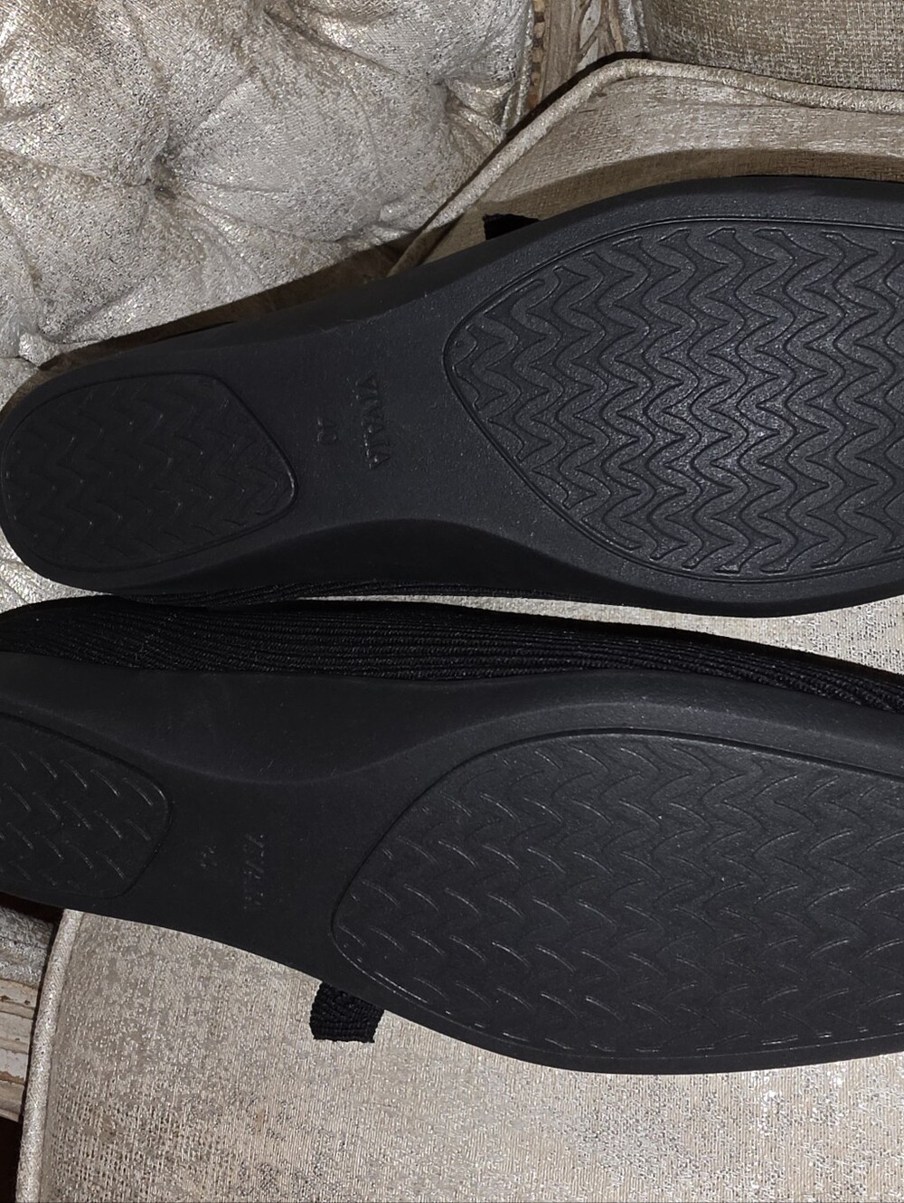 VIVAIA Mary Jane Knit Flats Comfortable Everyday Shoes Black EU/40 US/9 - Picture 8 of 8